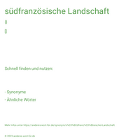 südfranzösische Landschaft