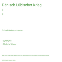 Dänisch-Lübischer Krieg