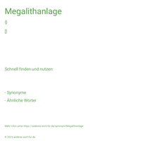 Megalithanlage