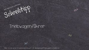 Anderes Wort für Triebwagenführer - Synonyme für Triebwagenführer