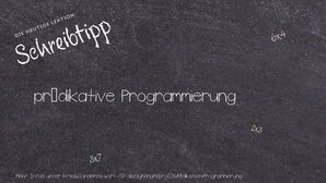 Anderes Wort für prädikative Programmierung - Synonyme für prädikative Programmierung