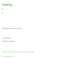 tüdelig