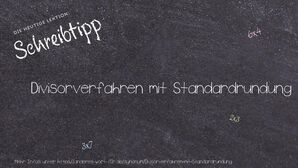 Anderes Wort für Divisorverfahren mit Standardrundung - Synonyme für Divisorverfahren mit Standardrundung