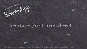 Anderes Wort für Trendwort (Plural: Trendwörter) - Synonyme für Trendwort (Plural: Trendwörter)