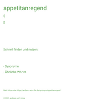 appetitanregend