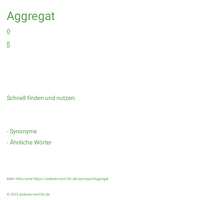 Aggregat