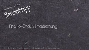 Anderes Wort für Proto-Industrialisierung - Synonyme für Proto-Industrialisierung