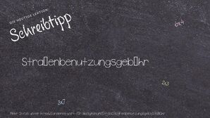 Anderes Wort für Straßenbenutzungsgebühr - Synonyme für Straßenbenutzungsgebühr