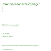 Immobiliensachverständiger