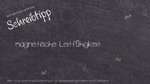 Anderes Wort für magnetische Leitfähigkeit - Synonyme für magnetische Leitfähigkeit