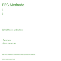 PEG-Methode