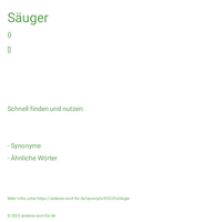 Säuger