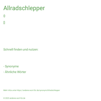 Allradschlepper