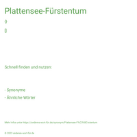 Plattensee-Fürstentum