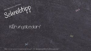 Anderes Wort für Klärungsbedarf - Synonyme für Klärungsbedarf