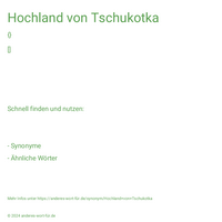 Hochland von Tschukotka