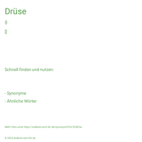 Drüse