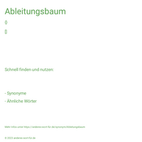 Ableitungsbaum