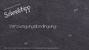 Anderes Wort für Verzweigungsbedingung - Synonyme für Verzweigungsbedingung