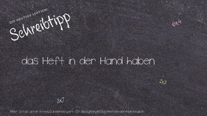 Anderes Wort für das Heft in der Hand haben - Synonyme für das Heft in der Hand haben