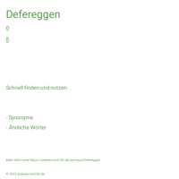 Defereggen