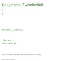 Doggerbank-Zwischenfall