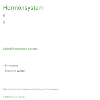 Hormonsystem