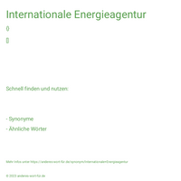 Internationale Energieagentur