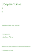 Speyerer Linie