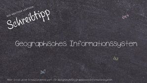 Anderes Wort für Geographisches Informationssystem - Synonyme für Geographisches Informationssystem