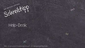 Anderes Wort für Help-Desk - Synonyme für Help-Desk