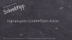 Anderes Wort für Hypophysen-Schilddrüsen-Achse - Synonyme für Hypophysen-Schilddrüsen-Achse