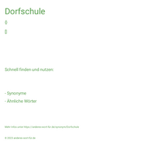 Dorfschule