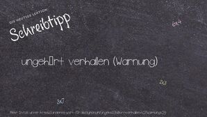 Anderes Wort für ungehört verhallen (Warnung) - Synonyme für ungehört verhallen (Warnung)