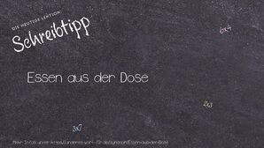 Anderes Wort für Essen aus der Dose - Synonyme für Essen aus der Dose